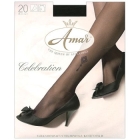 Колготки фантазийные Amar "Celebration 20" Musta (черные), размер 36-40 традиционного финского качества Товар сертифицирован инфо 6754v.