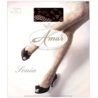 Колготки фантазийные Amar "Sonia" Musta (черные), размер 40-44 традиционного финского качества Товар сертифицирован инфо 6903v.