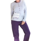 Пижама "Funky" Размер 48 (it), цвет: серый, фиолетовый 98807 фиолетовый Производитель: Италия Артикул: 98807 инфо 9199v.
