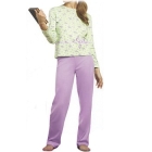 Пижама женская "Happiness Forever" Размер: 42, цвет: Verde Mela (салатовый с лиловым) 6190 всем гигиеническим стандартам Товар сертифицирован инфо 9256v.