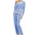 Пижама женская "Snowy Morning" Размер: 42, цвет: Celeste (голубой) 6204 всем гигиеническим стандартам Товар сертифицирован инфо 9258v.