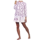 Ночная рубашка женская "Piggy Gym" Размер: 44, цвет: Caramella (кремовый с розовым) 6172 всем гигиеническим стандартам Товар сертифицирован инфо 9334v.