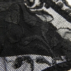 Трусы женские Lormar "Vamp" Nero (черные), размер M на отдельном изображении фрагментом ткани инфо 9451v.